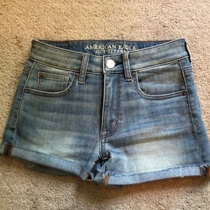 American eagle high waisted short shorts
